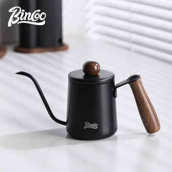 Bincoo hand brewing kettle small mini portable coffee pot long mouth thin mouth pot stainless steel hanging ear coffee kettle