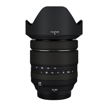 Meibendo is suitable for fuji xf16-80 f4 lens protective film carbon fiber 1680 sticker matte matte 3m matte black xf16-80 f4
