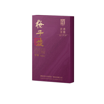 Little senior sister reviews tea baishaxi plum fu tea black tea authentic hunan anhua dark tea golden flower fu brick tea 2012 plum fu 900g 5 get 1 free
