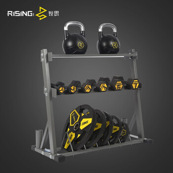 Rising home multifunctional storage rack dumbbell rack kettlebell rack barbell plate rack private classroom storage rack