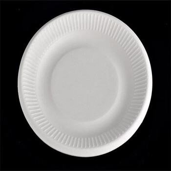 Disposable paper plates 5-6-8-9-10 inches kindergarten handmade diy painting plates cake dinner plates paper plates thickened white 8 inches 21 cm 50 pieces per pack