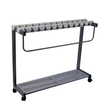 Chaobao d-003 luxury umbrella stand hotel supermarket bank lobby umbrella storage rack 24 heads with lock