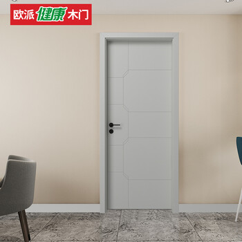 Opai (oupai) opai wooden door paint-free composite door opma-3103z beka gray