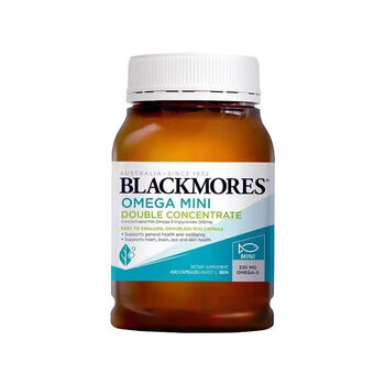 Blackmores odorless deep-sea fish oil soft capsules (mini caps) 400 capsules 1 bottle