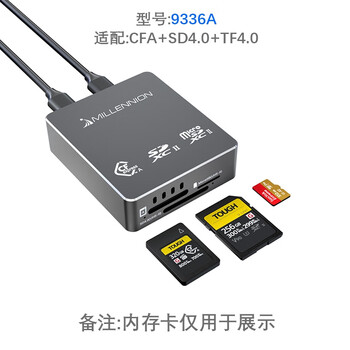 Maiheran cfa three-in-one cfexpress type a/sd/tf card reader usb 10g adapts to a7m4 two-in-one (for cfb+sd) usb3.2 gen 2