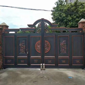 Orans nanchang shangrao ganzhou aluminum art villa door double door aluminum alloy courtyard door electric double door sliding door style eleven