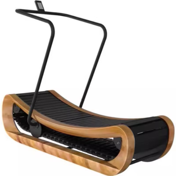 Dongqiao unpowered treadmill commercial gym personal training studio home mini curved mechanical unassisted treadmill home wooden model plastic running belt