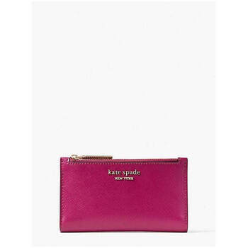 Kate spade luxury fashion brand women's wallet long zipper light and simple pwr00280bj black