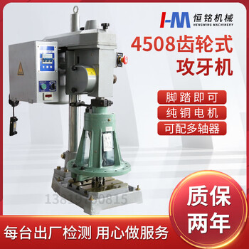 Wen yijia 4508 gear type tapping machine double-head multi-axis tapping machine automatically taps threads up and down round square tapping 4508 automatic tapping machine with double-axis multi-axis device (medium