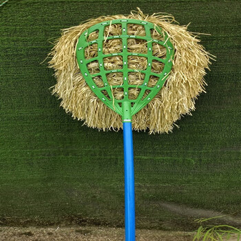 Yue changsheng new clean soft plastic wire sanitation bamboo large broom road school woven bag broom outdoor road property yard wooden stick plastic head plastic wire large broom 5