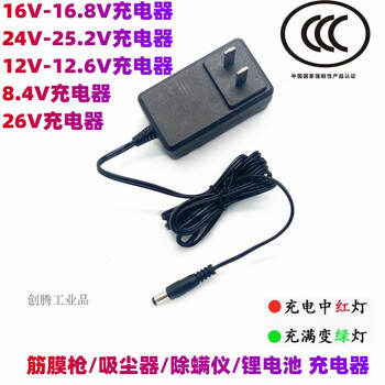 Muscle suitable li ning charger fascial gun massage dc26v1asz56-1 aljsp300-1 charging cable 26v1a charger