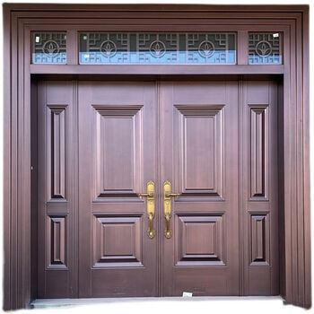 Vinoa villa entrance door, rural double-door imitation door, rural self-built house anti-theft entrance door, style 1, custom-made entrance door, customized to size
