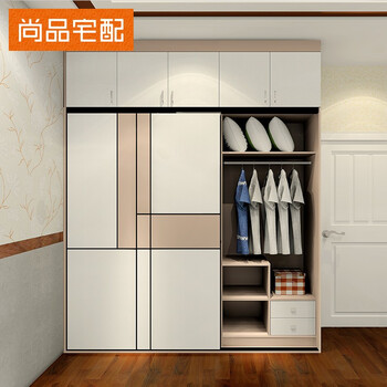 Shangpin home furnishing wardrobe wardrobe european sliding door wardrobe customized wardrobe whole house customized furniture prepaid deposit (non-commodity price)