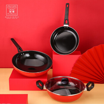 Fire elephant good day enamel three-piece pot set hxg-tg222 three-piece set