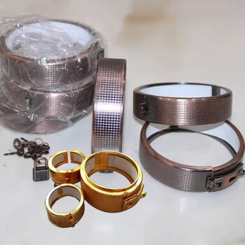 Yusenyi ceramic wine bottle sealing buckle ceramic wine jar wine bottle sealing buckle buckle one pound packed with 3 pounds packed with 50 pounds packed with tight outer diameter of the bottle mouth 5.0 metal bronze color