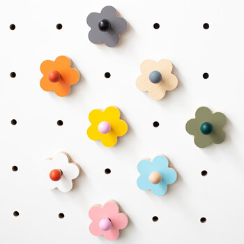 L amavo hole board storage rack special accessories partition storage rack small wooden stick matchstick shelf storage rack yunduo 3 pack random color default