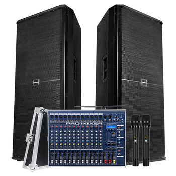 Depusheng depusheng d815 professional single 15-inch speaker set inch stage wedding outdoor conference performance hifi passive audio ktv engineering full frequency dual 15-inch standard speaker set