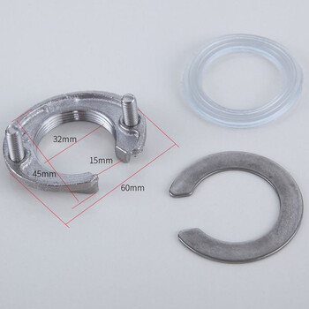 Kitchen faucet anti-loosening nut faucet fixing artifact open nut gasket faucet fastener faucet holder 304 stainless steel 1 set