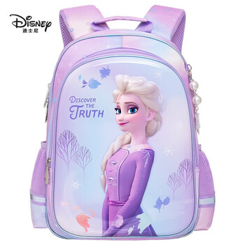 Disney schoolbags, primary school girls, children's schoolbags, 1-3 grade schoolbags, large capacity, high-looking, burden-reducing schoolbags, water-repellent elsa
