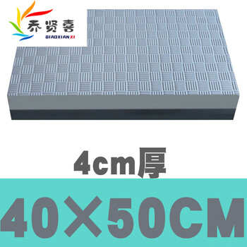 Zailu jian abdominal wheel mat kneeling mat thickened home fitness protection knee support elbow pad yoga mat small kh thickened 4cm40*50cm black silver