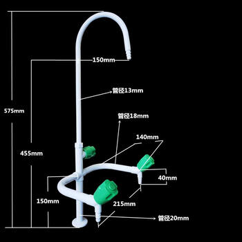 Special laboratory for all-copper spray testing, triple all-copper faucet, three-water spout, factory inspection water nozzle, three-hole tip, triple all-copper general education