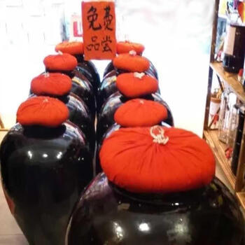 Meng yier wine jar lid sealing wine jar lid cloth sand bag sealing wine jar lid red cloth sand bag sealing belt with round bottom diameter of about 18-c-m