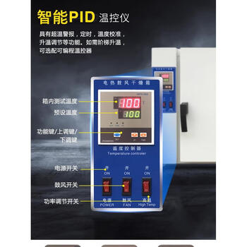 101 electric heating digital display constant temperature blast drying oven drying oven industrial oven high temperature aging test commercial 101-4 galvanized sheet 800x800x1000mm