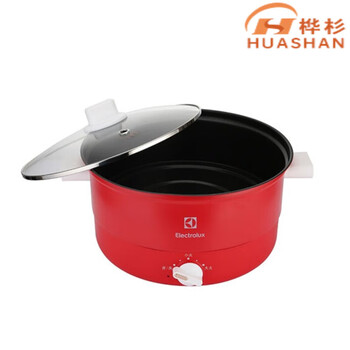 Electrolux electric hot pot electrolux eghp5010 multifunctional cooking household circulation non-stick electric hot pot 1cm hot pot red