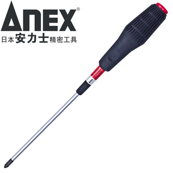 Anex no.3900 soft handle screwdriver ph2x200mm cross magnetic screwdriver screwdriver