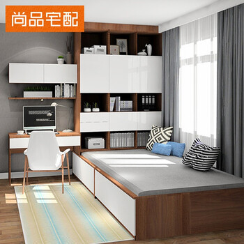 Shangpin home delivery customized tatami bed modern simple panel bed with lift storage storage whole house furniture customized deposit (non-commodity price)