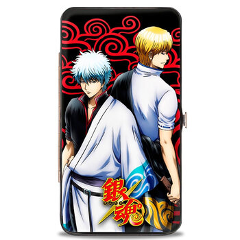 Buckle-down hinged wallet - gintama various colors 7 x 4