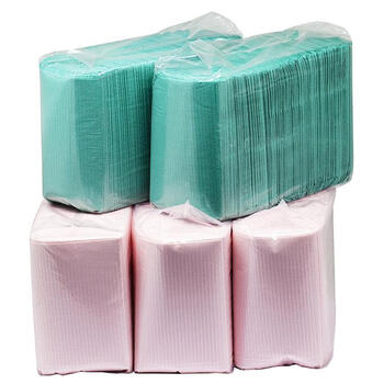 Shantou lincun lunch table mat primary school disposable placemat 125 pieces children's mat isolation mat paper cartoon solid color waterproof and oil-proof table blue 3 bags