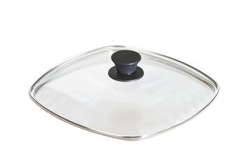 Lodge 26cm square tempered glass pot lid, special for kitchen cooking, heat-resistant and explosion-proof