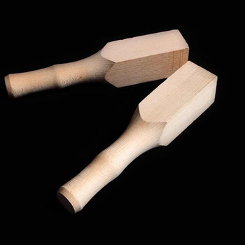 Taipeng wood hammer to knock wood hammer carpentry hammer beech wood mallet carving hammer solid wood hammer without paint 1 wooden hammer