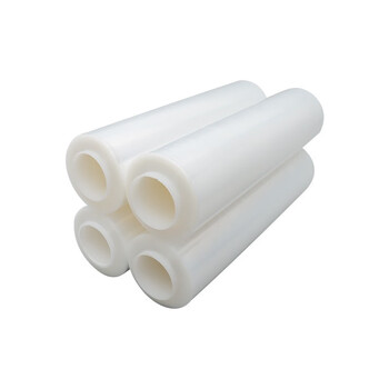 Oudu plastic tube core stretch film packaging film packaging film stretch film large roll dust-free workshop special industrial transparent film 8.0 catties/roll*50cm wide*480 meters long/roll price of 4 rolls