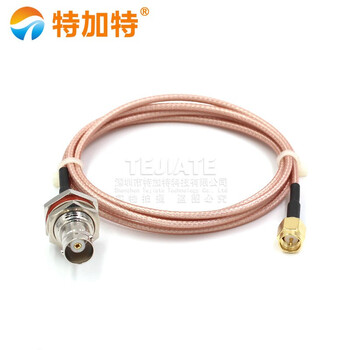 Tegat rg316 rf connection jumper sma/bnc-jj sma male to q9/bnc male and female oscilloscope cable sma internal screw internal needle to bnc female 2m