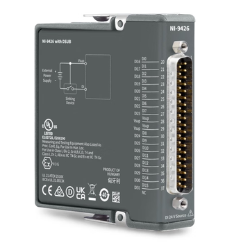 Ni 9426 with dsub 32-channel 24 v 7 us source digital input module conformally coated (780030-02) units