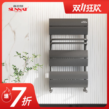 Sunnat radiator household plumbing and bathroom copper-aluminum composite small basket radiator center distance 400-height 600