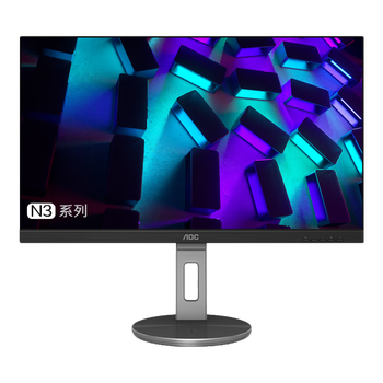 90% new aoc 27-inch 4k hd ips hdr type-c interface 90w tuv eye protection certification two-way rotating lift built-in speakers factory calibration computer monitor u27n