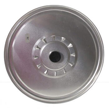 Garcima 28cm aluminum universal pot lid, small round with ventilation holes, suitable for gas stoves, removable handle