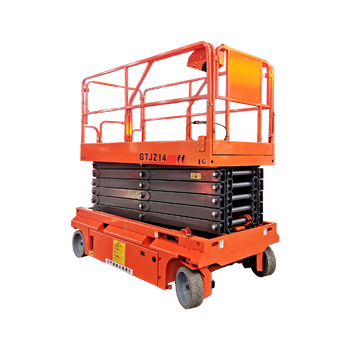 Ji litian customized fully self-propelled lifting platform with a height of 6 meters and 8 meters, electric hydraulic aerial work vehicle, self-propelled scissor lift, load 240kg, lift 3 meters, table 12907 meters