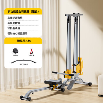 Bina dumbbell rowing machine indoor training foldable strength trainer comprehensive trainer fitness equipment home silver basic model ordinary express