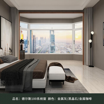 Static 100 luxury outward-opening series sound insulation, noise reduction, thermal insulation and silent system windows/square