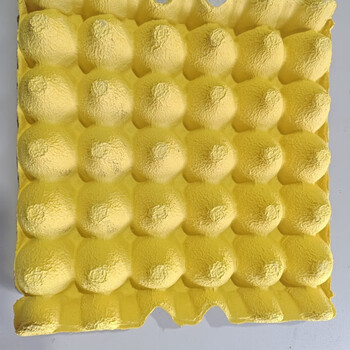 Enshousu egg tray 30 paper pulp egg tray 30 egg tray premium cauliflower yellow 25 pieces super affordable to stock up
