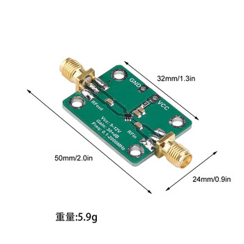 Ouhuayuan rf wideband amplifier low noise amplifier lna module 0.1-2000mhz gain 32db receiver transmitter