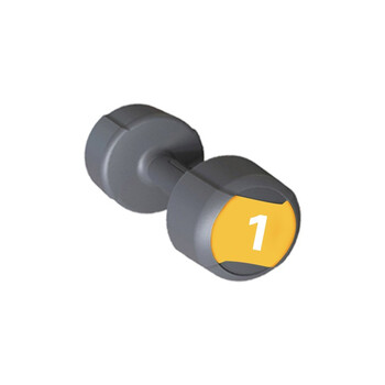 Lifefitness dumbbell unisex home sports fitness equipment small dumbbell strength training combo set single 1kg-yellow