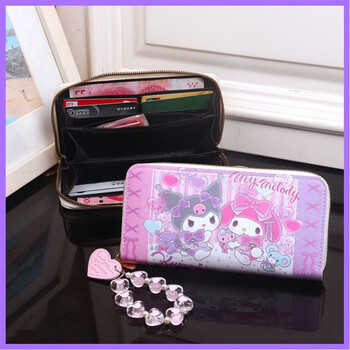 Huishuo melody cartoon cute children's coin purse multi-purpose fashion soft side girls love portable wallet