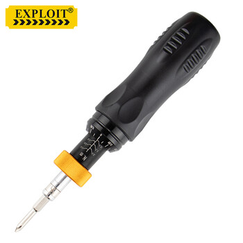Exploit preset torque screwdriver small torque screwdriver set 1.0-6.0nm rubber-coated version 103297