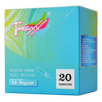 Tmaxx compact short catheter type unscented tampons (ordinary type) 20 pieces (imported from europe) portable short catheter type ordinary type 20 pieces diameter 1cm, length 4.5cm