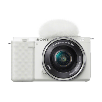 95% new sony (sony) zv-e10l vlog mirrorless digital camera, standard lens set, aps-c format, compact and portable, 4k professional video, white